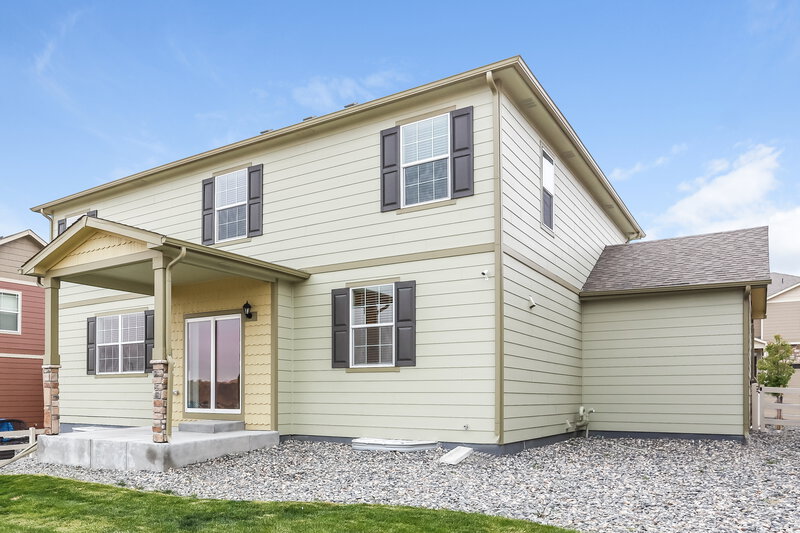 2,980/Mo, 5805 High Timber Cir Castle Rock, CO 80104 Rear View