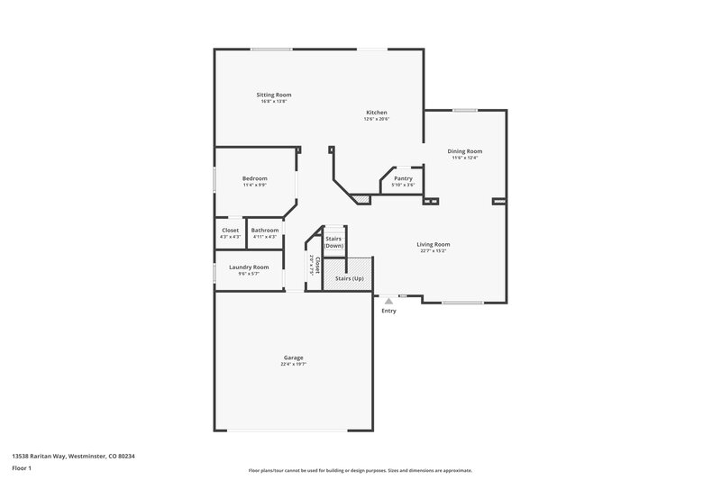 3,220/Mo, 13538 Raritan Way Westminster, CO 80234 Floor Plan View 2