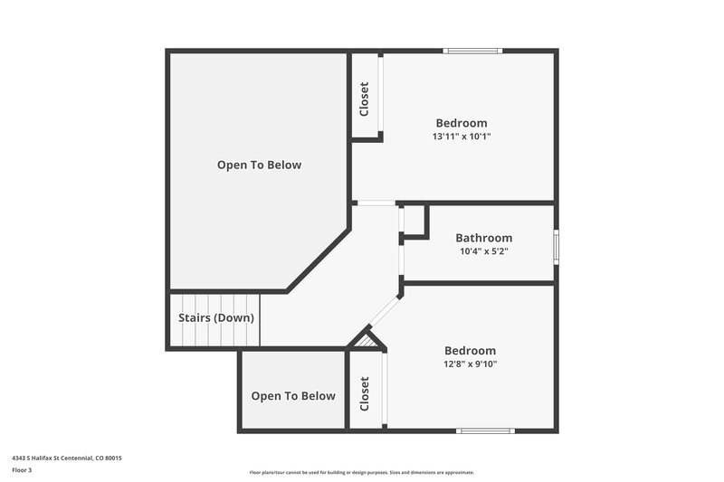 3,090/Mo, 4343 S Halifax St Centennial, CO 80015 Floor Plan View 2