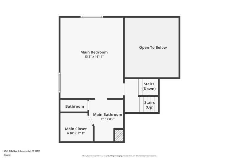 3,090/Mo, 4343 S Halifax St Centennial, CO 80015 Floor Plan View 3