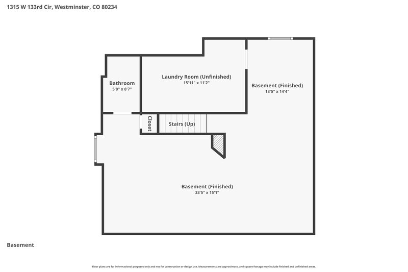 3,330/Mo, 1315 W 133rd Cir Westminster, CO 80234 Floor Plan View