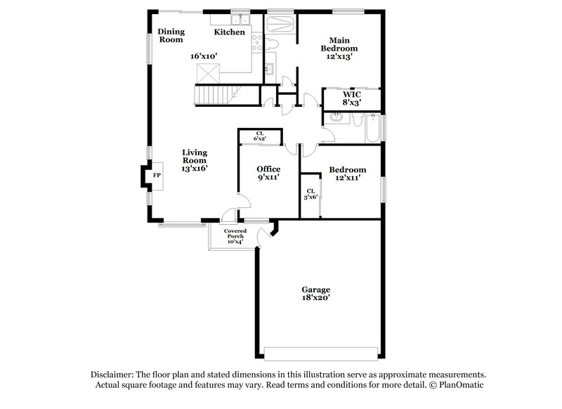3,385/Mo, 1315 W 133rd Cir Westminster, CO 80234 Floorplan View