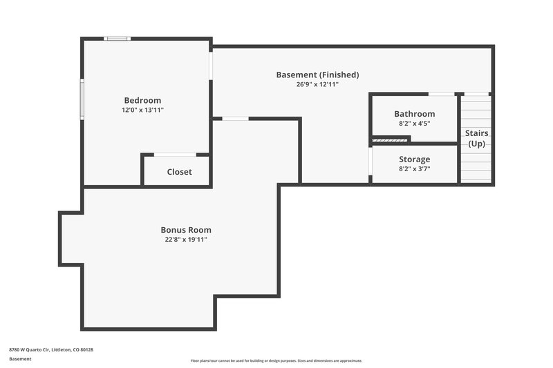 3,155/Mo, 8780 W Quarto Cir Littleton, CO 80128 Floor Plan View