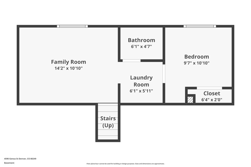2,555/Mo, 4590 Genoa St Denver, CO 80249 Floor Plan View