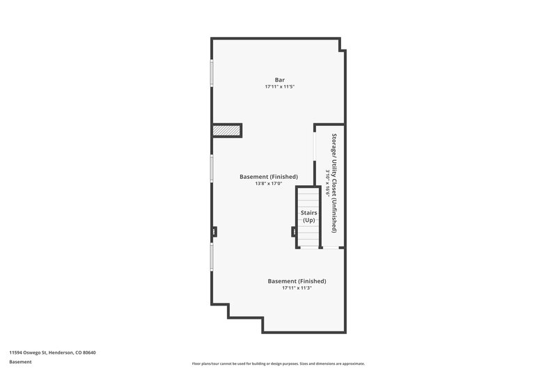 2,870/Mo, 11594 Oswego St Commerce City, CO 80640 Floor Plan View
