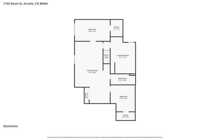 3,345/Mo, 7165 Routt St Arvada, CO 80004 Floor Plan View