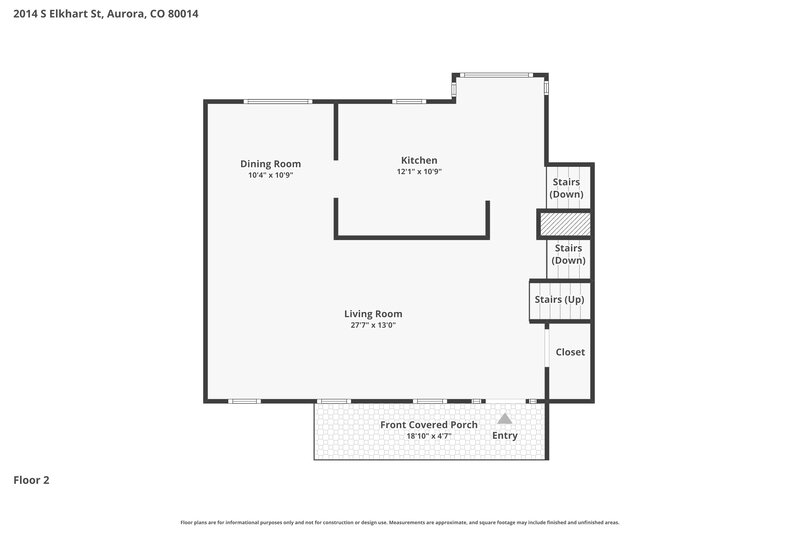 3,390/Mo, 2014 S Elkhart St Aurora, CO 80014 Floor Plan View 3