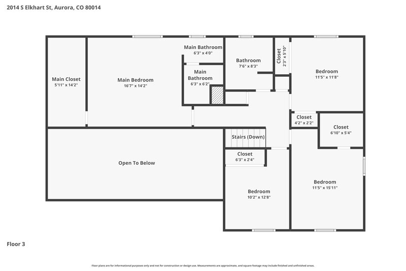 3,390/Mo, 2014 S Elkhart St Aurora, CO 80014 Floor Plan View 4