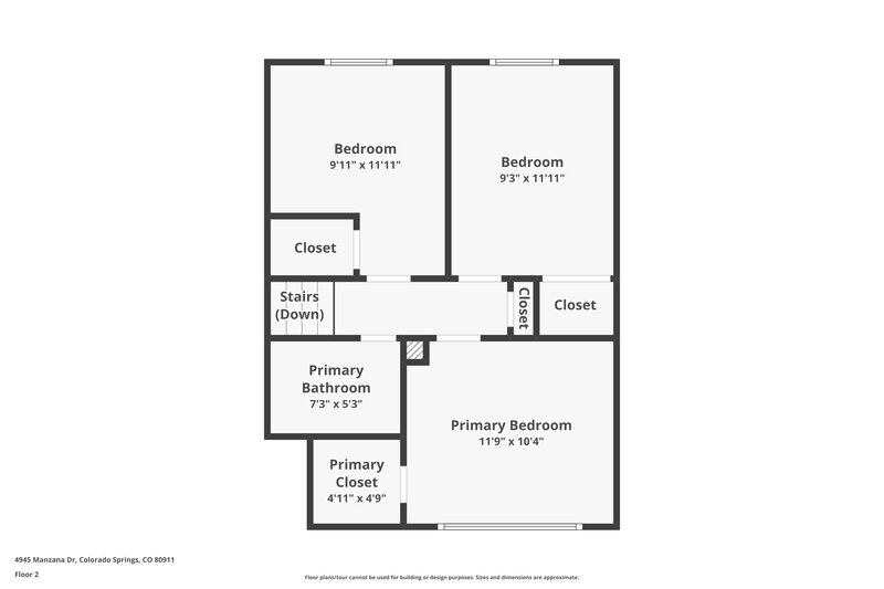 1,925/Mo, 4945 Manzana Dr Colorado Springs, CO 80911 Floorplan View 3