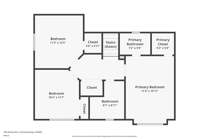 2,335/Mo, 2785 Richmond Dr Colorado Springs, CO 80922 Floor Plan View 3