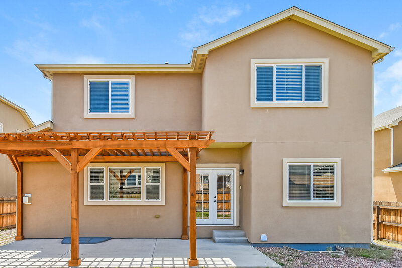 2,715/Mo, 10372 Declaration Dr Colorado Springs, CO 80925 Rear View