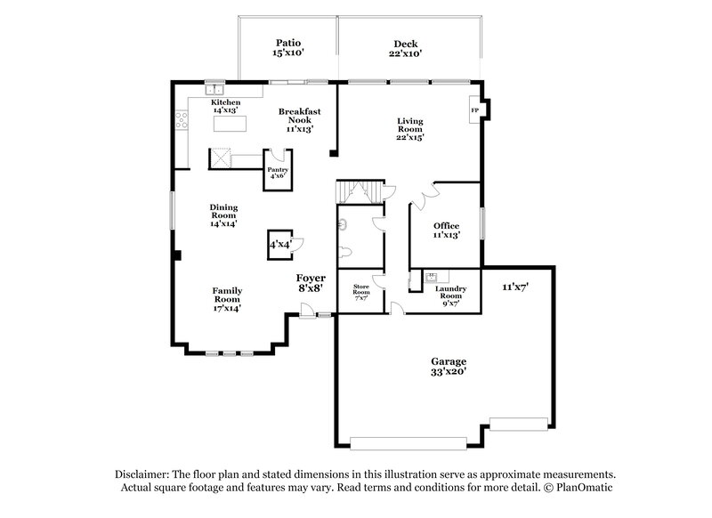 3,255/Mo, 5295 War Paint Pl Colorado Springs, CO 80922 Floor Plan View
