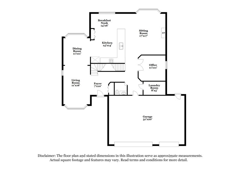 2,990/Mo, 4858 Sand Hill Dr Colorado Springs, CO 80923 Floor Plan View 3