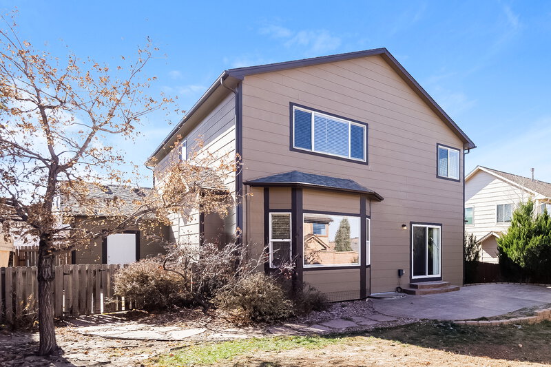 2,990/Mo, 4858 Sand Hill Dr Colorado Springs, CO 80923 Rear View
