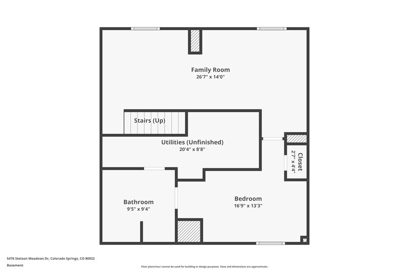 3,055/Mo, 5476 Stetson Meadows Dr Colorado Springs, CO 80922 Floor Plan View