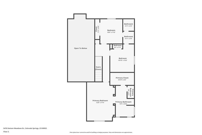 3,055/Mo, 5476 Stetson Meadows Dr Colorado Springs, CO 80922 Floor Plan View 3