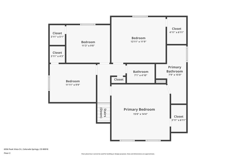 2,945/Mo, 6556 Peak Vista Cir Colorado Springs, CO 80918 Floor Plan View 2