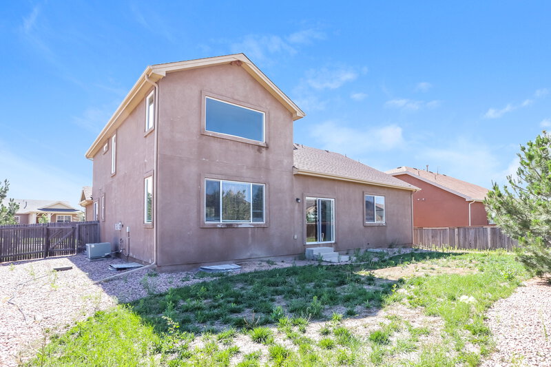 2,445/Mo, 10458 Mount Evans Dr Peyton, CO 80831 Rear View