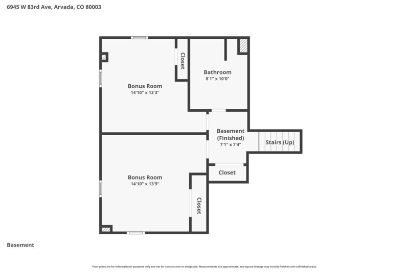 3,725/Mo, 6945 W 83rd Ave Arvada, CO 80003 Floorplan View 3