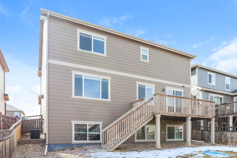 4,810/Mo, 7649 Blue Water Dr Castle Rock, CO 80108 Rear View