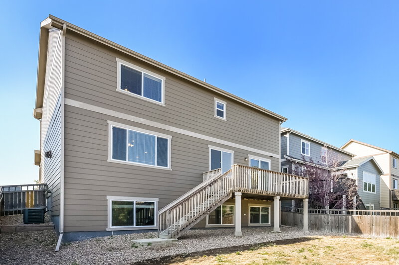 3,205/Mo, 7649 Blue Water Dr Castle Rock, CO 80108 Rear View