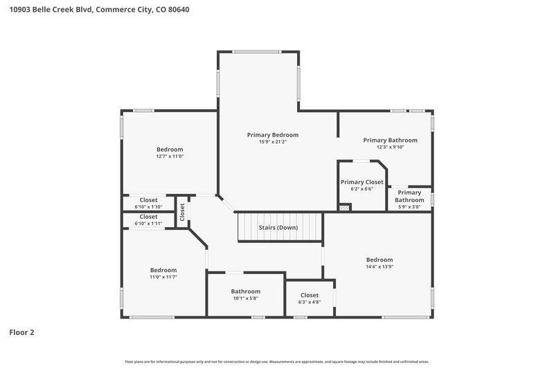 3,905/Mo, 10903 Belle Creek Blvd Commerce City, CO 80640 Floor Plan View 3
