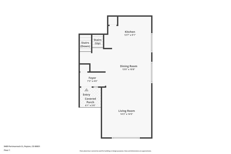 2,370/Mo, 9489 Portmarnock Ct Peyton, CO 80831 Floor Plan View 2