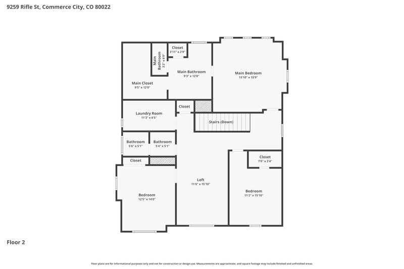 3,470/Mo, 9259 Rifle St Commerce City, CO 80022 Floor Plan View 3
