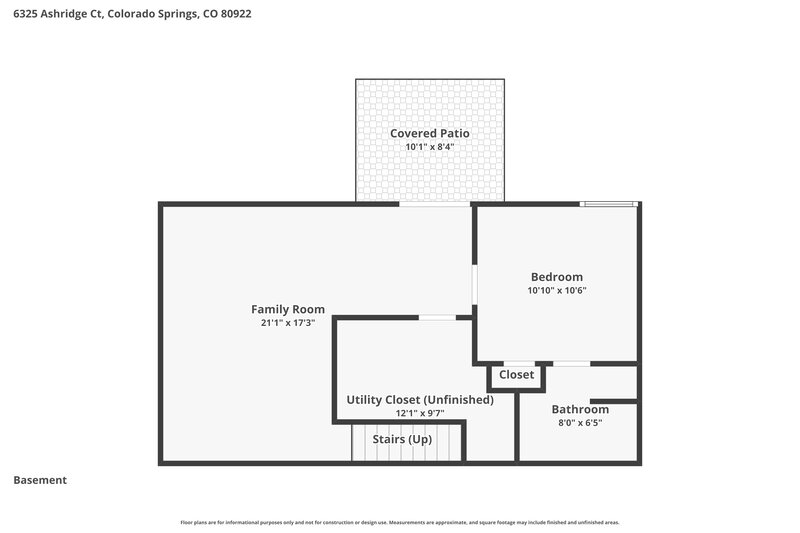 2,495/Mo, 6325 Ashridge Ct Colorado Springs, CO 80922 Floor Plan View 3