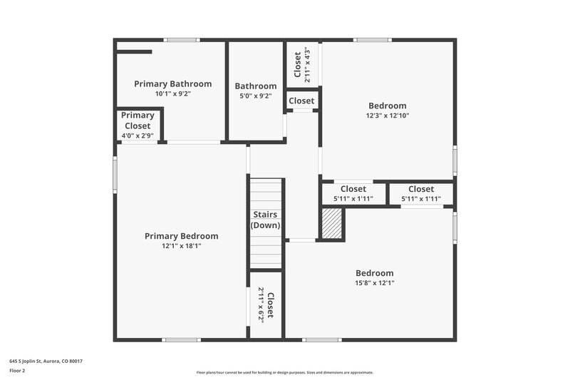2,655/Mo, 645 S Joplin St Aurora, CO 80017 Floor Plan View 3