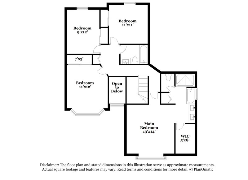 3,330/Mo, 5395 S Jebel Way Centennial, CO 80015 Floor Plan View