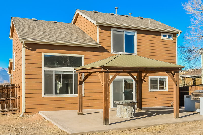 2,210/Mo, 5292 Mountain Air Cir Colorado Springs, CO 80916 Rear View