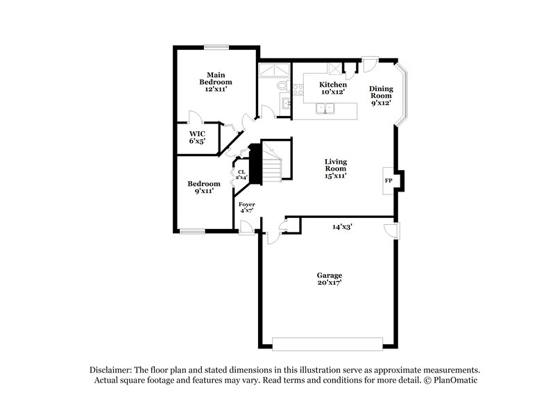 2,825/Mo, 8480 S Upham Way Littleton, CO 80128 Floor Plan View