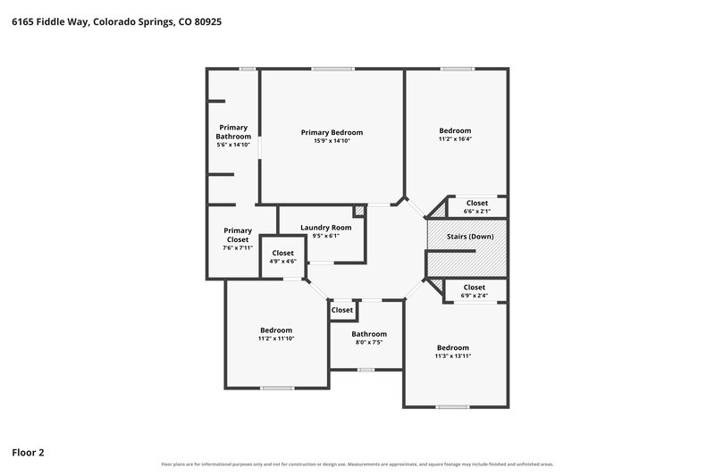 2,945/Mo, 6165 Fiddle Way Colorado Springs, CO 80925 Floor Plan View 2