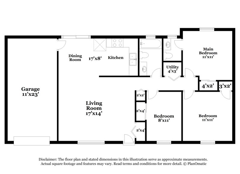 2,025/Mo, 660 Calle Entrada Fountain, CO 80817 Floor Plan View
