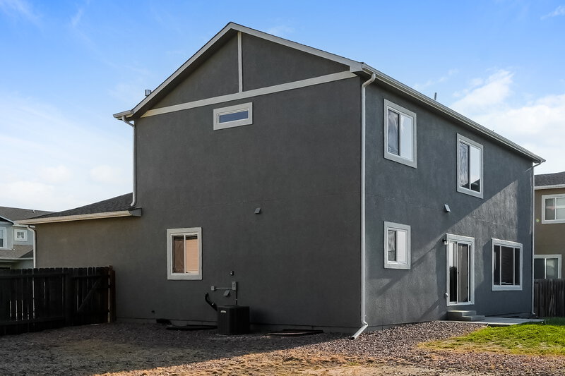 2,345/Mo, 9735 Desert Lily Cir Colorado Springs, CO 80925 Rear View