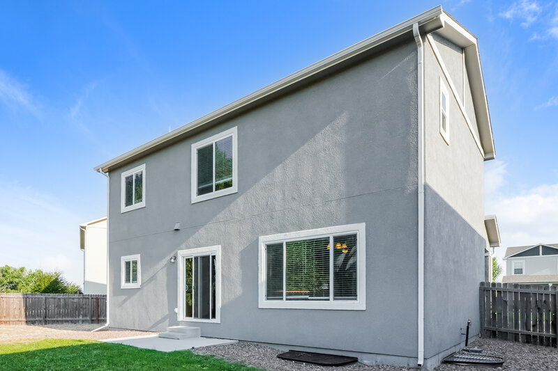 2,345/Mo, 9735 Desert Lily Cir Colorado Springs, CO 80925 Rear View 2