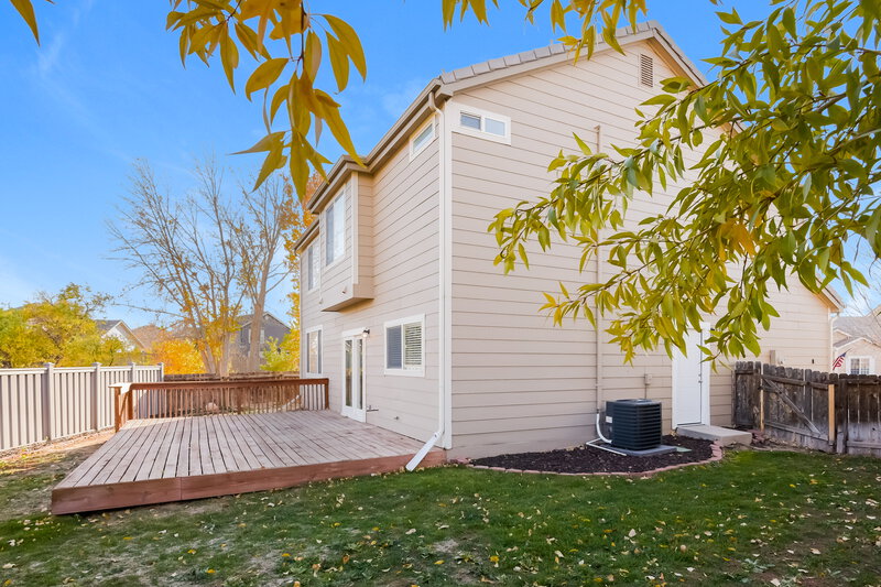 3,175/Mo, 12492 S Bellisario Creek Ct Parker, CO 80134 Rear View