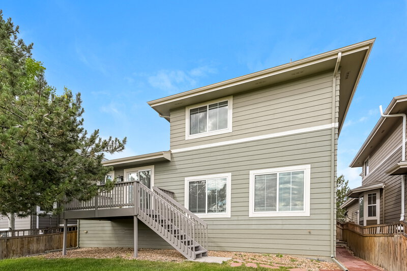 3,205/Mo, 2956 Iron Springs Pl Castle Rock, CO 80109 Rear View