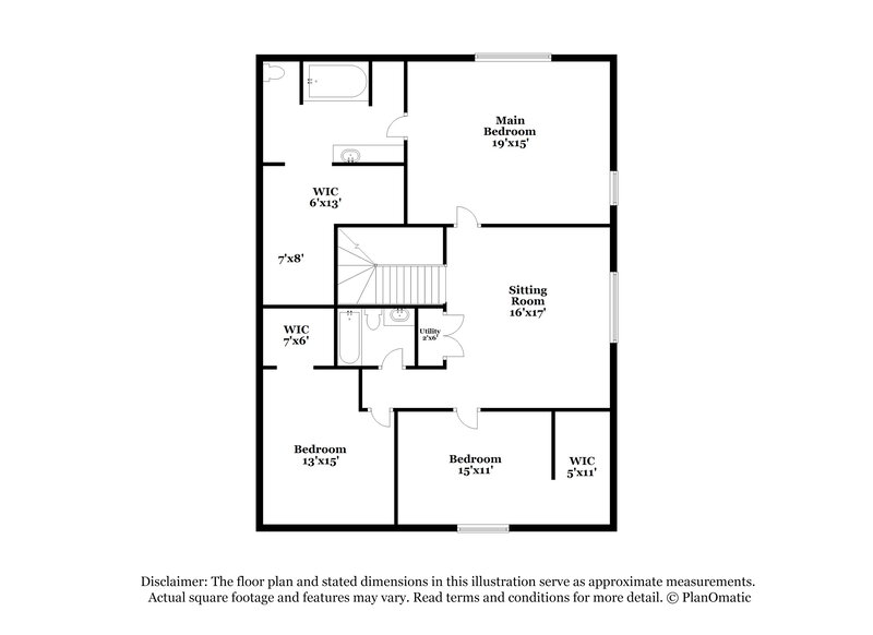 2,895/Mo, 5538 Iran St Denver, CO 80249 Floor Plan View