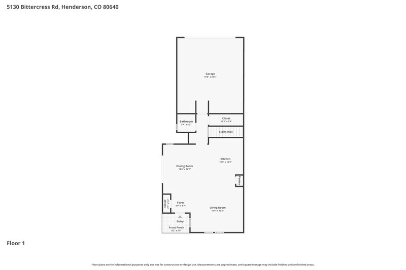 2,790/Mo, 5130 Bittercress Rd Brighton, CO 80640 Floor Plan View