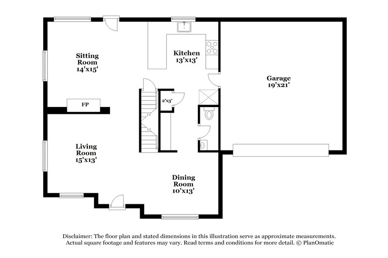 2,875/Mo, 10031 Wyandott Cir S Thornton, CO 80260 Floor Plan View