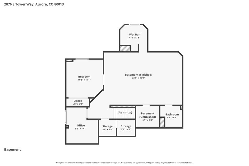 3,600/Mo, 2876 S Tower Way Aurora, CO 80013 Floor Plan View 2