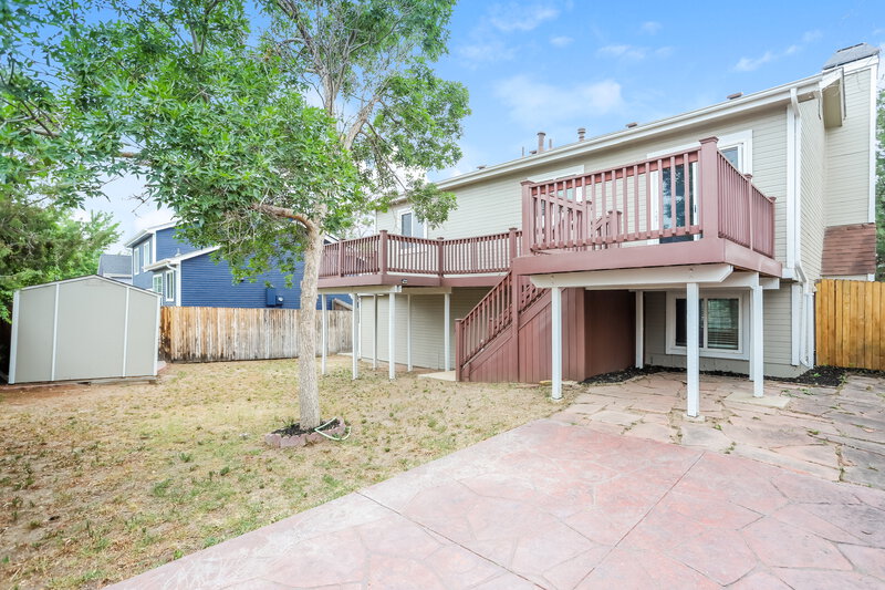2,585/Mo, 16307 Orchard Grass Ln Parker, CO 80134 Rear View