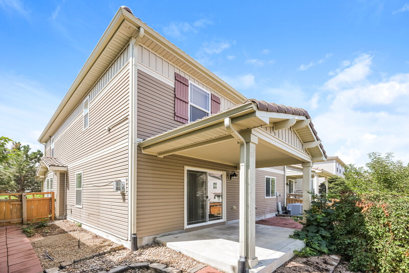 2,750/Mo, 4081 Delight Dr Castle Rock, CO 80109 Rear View