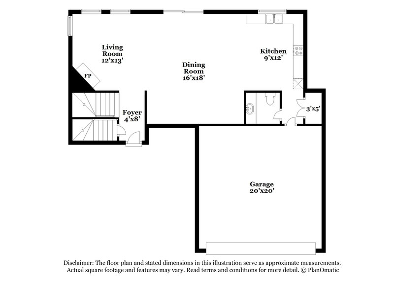 2,895/Mo, 16294 E Phillips Ln Englewood, CO 80112 Floor Plan View