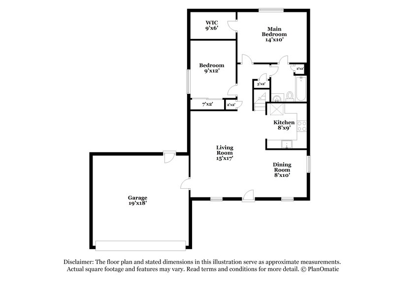 3,015/Mo, 19690 E Bates Dr Aurora, CO 80013 Floor Plan View