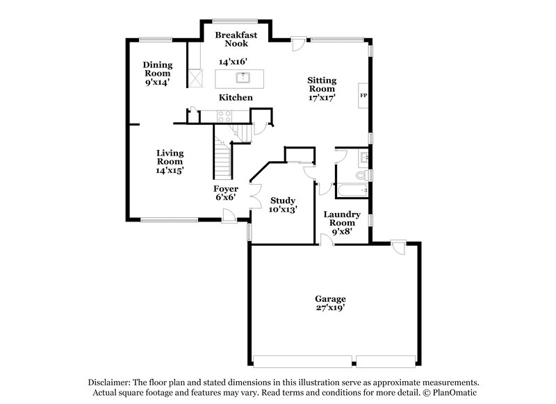 3,450/Mo, 17747 E Dorado Dr Centennial, CO 80015 Floor Plan View