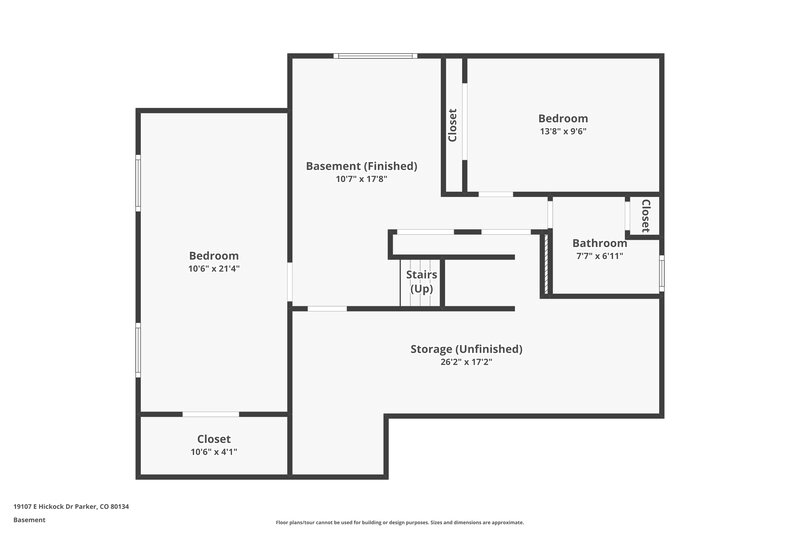 2,995/Mo, 19107 E Hickock Dr Parker, CO 80134 Floor Plan View
