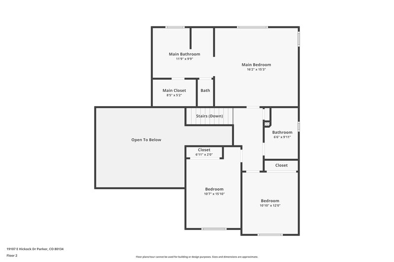2,995/Mo, 19107 E Hickock Dr Parker, CO 80134 Floor Plan View 3